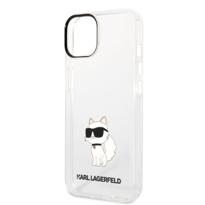 iPhone 14 PLUS transparent NFT IML KARL LAGERFELD nugarėlė