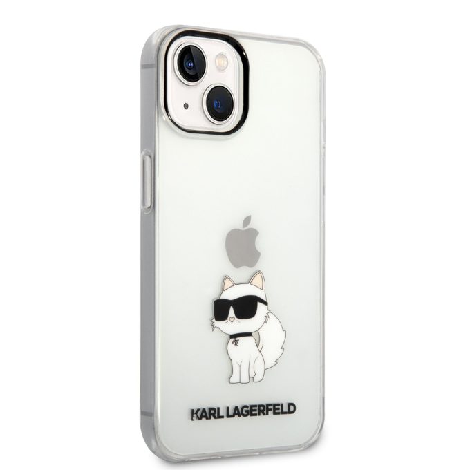 iPhone 14 PLUS transparent NFT IML KARL LAGERFELD nugarėlė