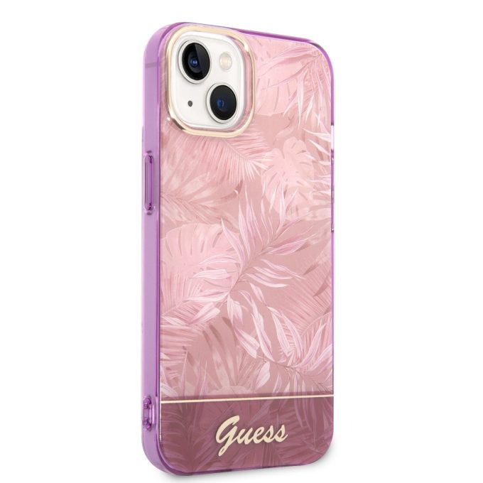 iPhone 14 PLUS violetinė GUESS nugarėlė GUHCP14MHGJGHP