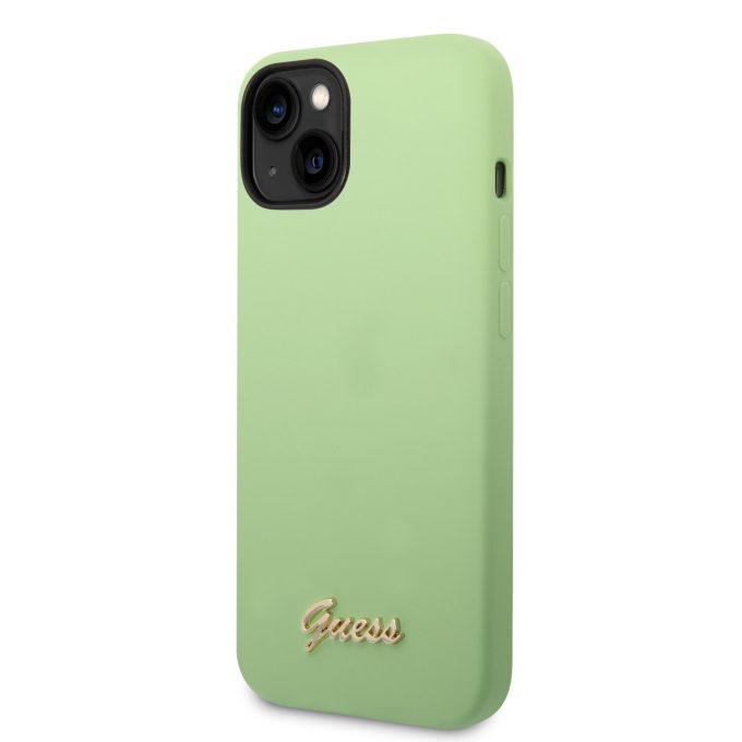 iPhone 14 PLUS žalia GUESS nugarėlė GUHCP14MSLSMN