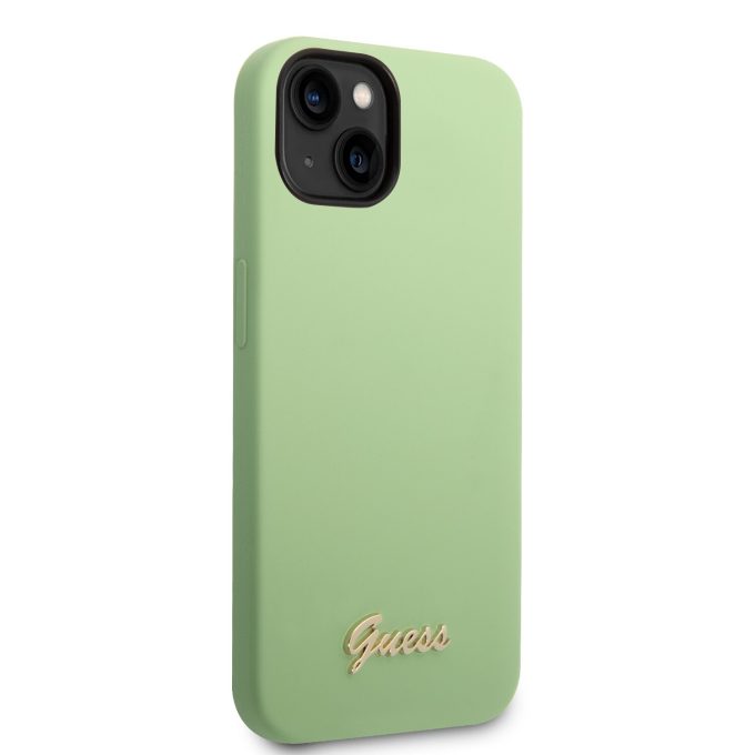 iPhone 14 PLUS žalia GUESS nugarėlė GUHCP14MSLSMN