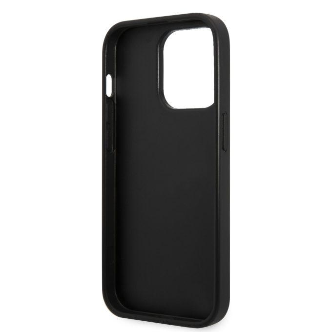 iPhone 14 PRO juoda KARL LAGERFELD nugarėlė KLHCP14LSAKLHPK