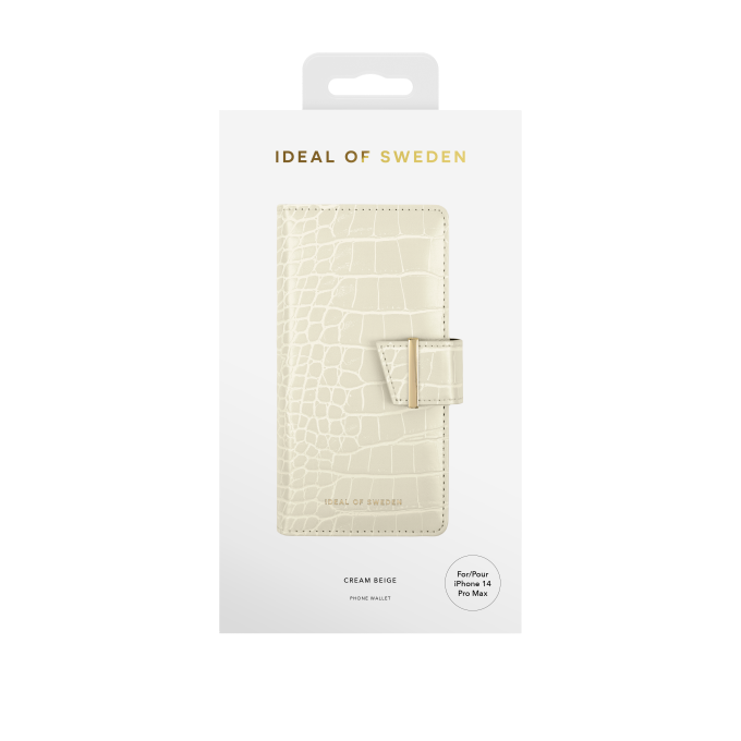 iPhone 14 PRO MAX iDeal Of Sweden dėklas Cream Beige