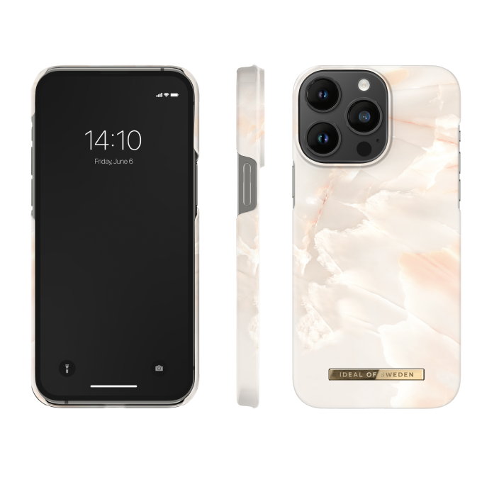 iPhone 14 PRO MAX iDeal Of Sweden nugarėlė Rose Pearl Marble