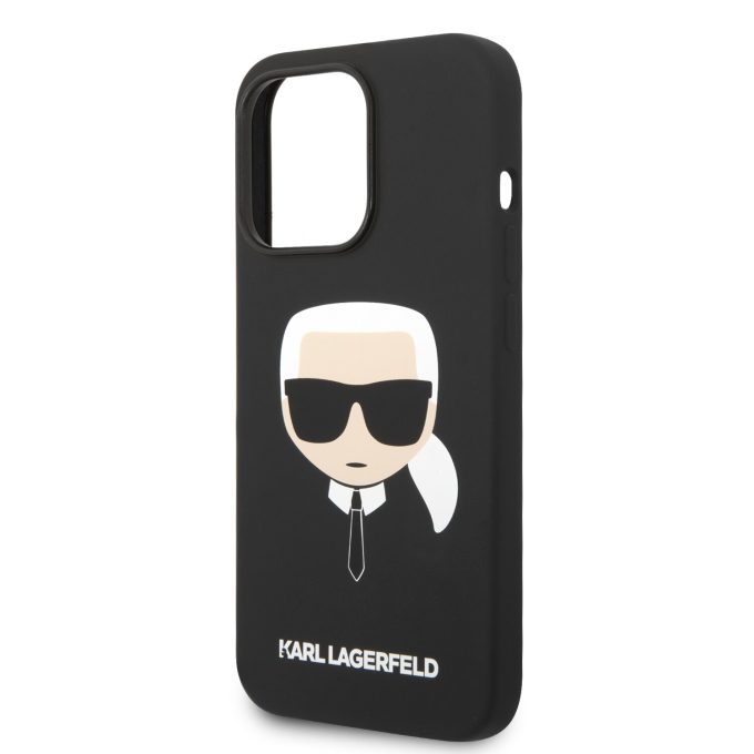iPhone 14 PRO MAX juoda KARL LAGERFELD nugarėlė KLHCP14XSLKHBK