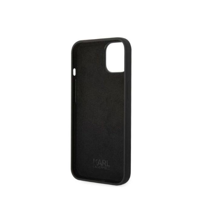 iPhone 14 PRO MAX juoda KARL LAGERFELD nugarėlė KLHCP14XSRSGRCK