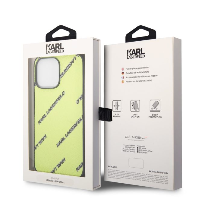 iPhone 14 PRO MAX salotinė KARL LAGERFELD nugarėlė KLHCP14XPGMLKFN