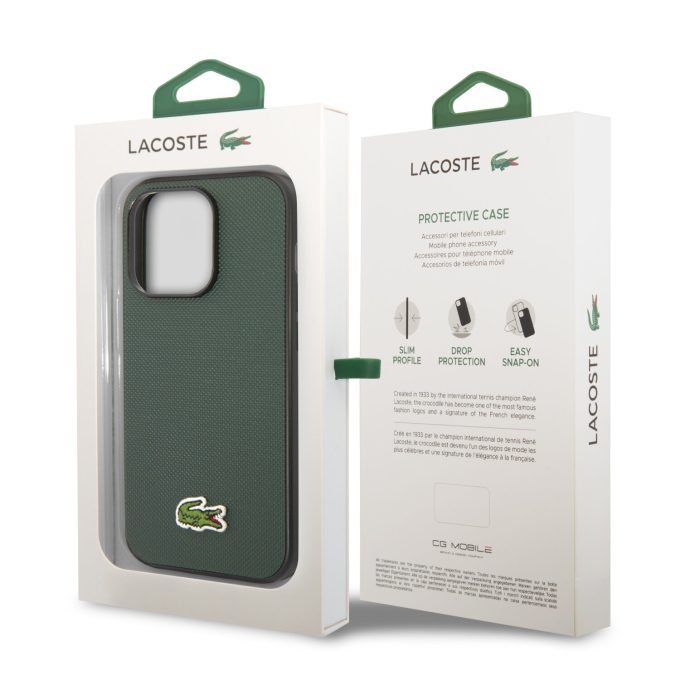 iPhone 14 PRO MAX dark green LACOSTE nugarėlė LCHCP14XPVCE