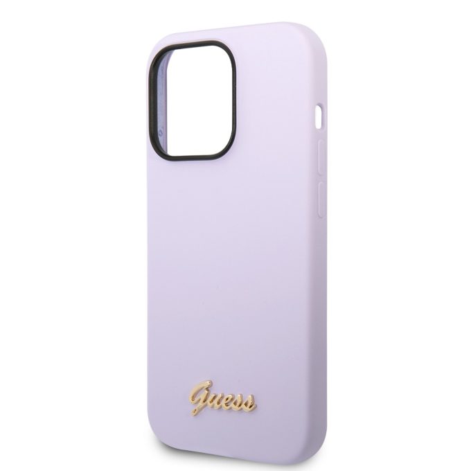 iPhone 14 PRO MAX violetinė GUESS nugarėlė GUHCP14XSLSMU