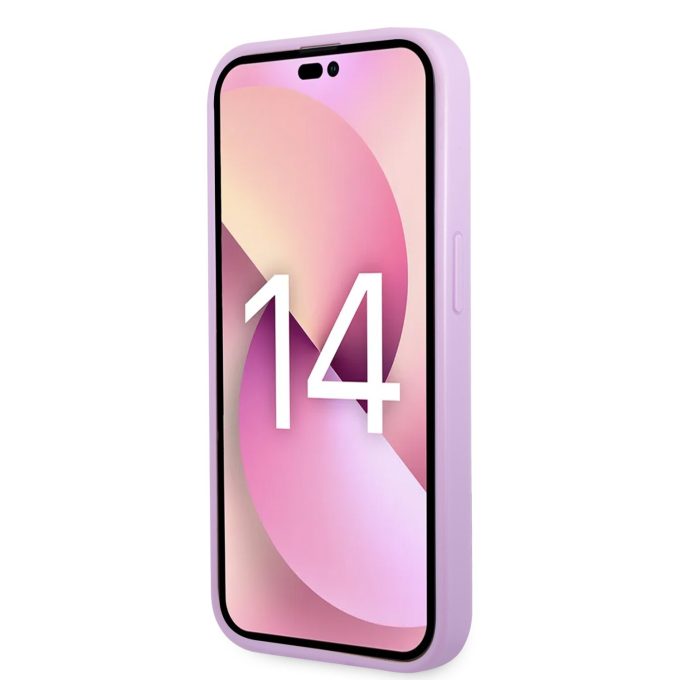 iPhone 14 PRO MAX violetinė LACOSTE nugarėlė LCHCP14XPVCA
