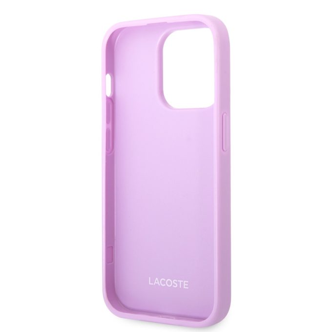 iPhone 14 PRO MAX violetinė LACOSTE nugarėlė LCHCP14XPVCA