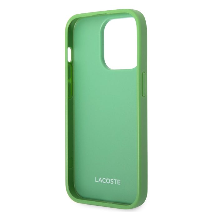 iPhone 14 PRO MAX žalia LACOSTE nugarėlė LCHCP14XPVCN