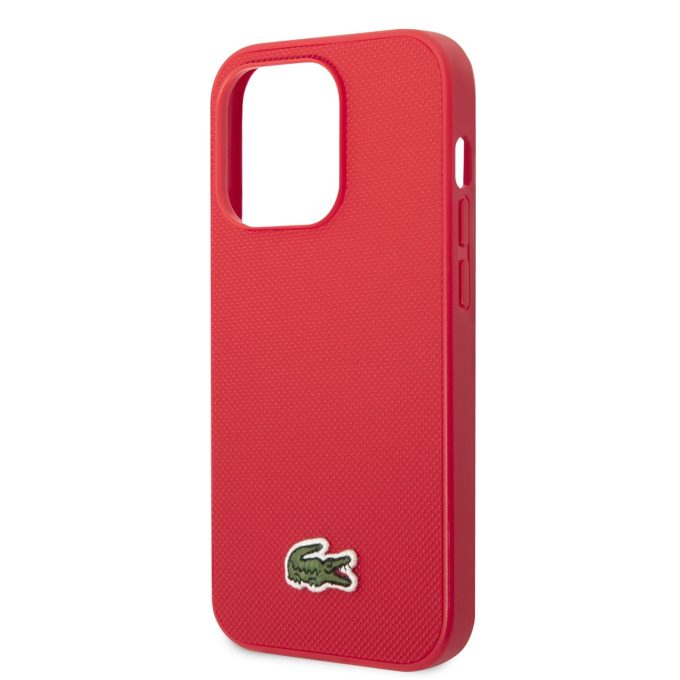 iPhone 14 PRO raudona LACOSTE nugarėlė LCHCP14LPVCR