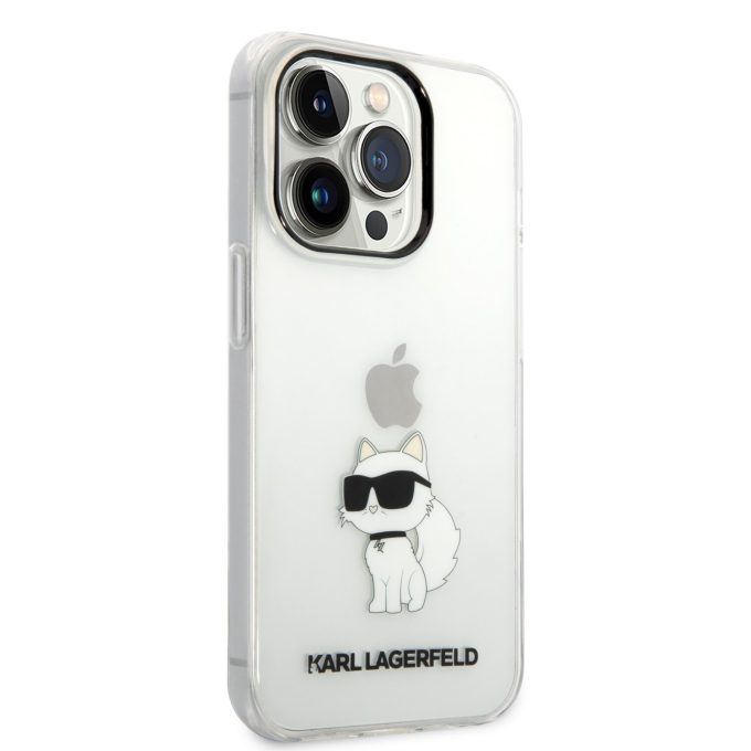 iPhone 14 PRO transparent NFT IML KARL LAGERFELD nugarėlė