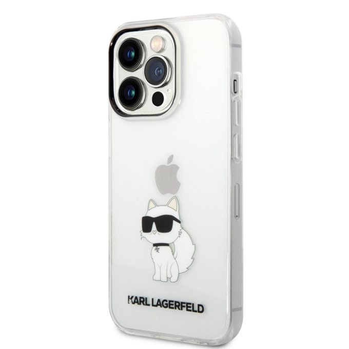 iPhone 14 PRO transparent NFT IML KARL LAGERFELD nugarėlė
