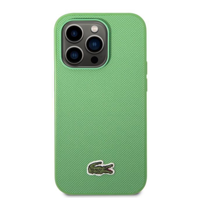 iPhone 14 PRO žalia LACOSTE nugarėlė LCHCP14LPVCN