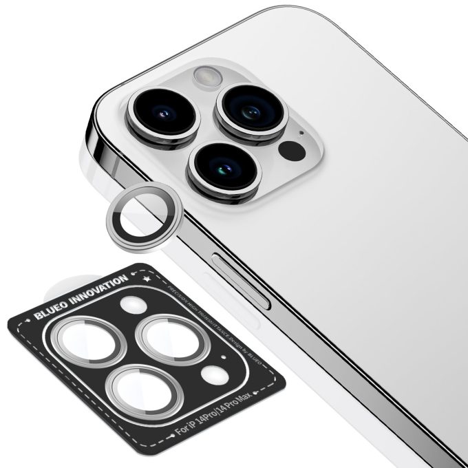 iPhone 14 PRO/14 PRO MAX apsauginis silver sp. Mr.Monkey galinės kameros stiklas