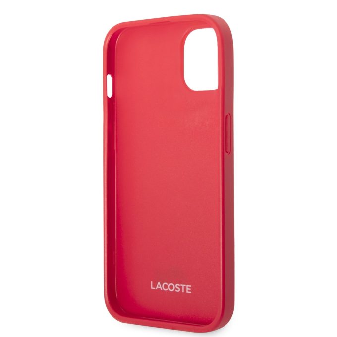 iPhone 14 / 13 raudona LACOSTE nugarėlė LCHCP14SPVCR