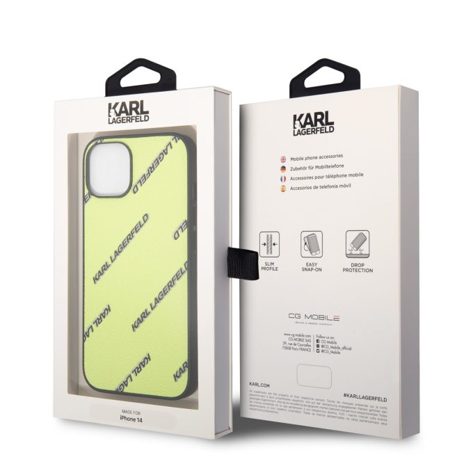iPhone 14/13 salotinė KARL LAGERFELD nugarėlė KLHCP14SPGMLKFN