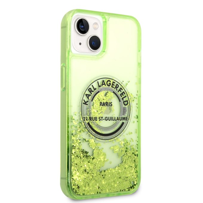 iPhone 14/13 salotinė water KARL LAGERFELD nugarėlė KLHCP14SLCRSGRN