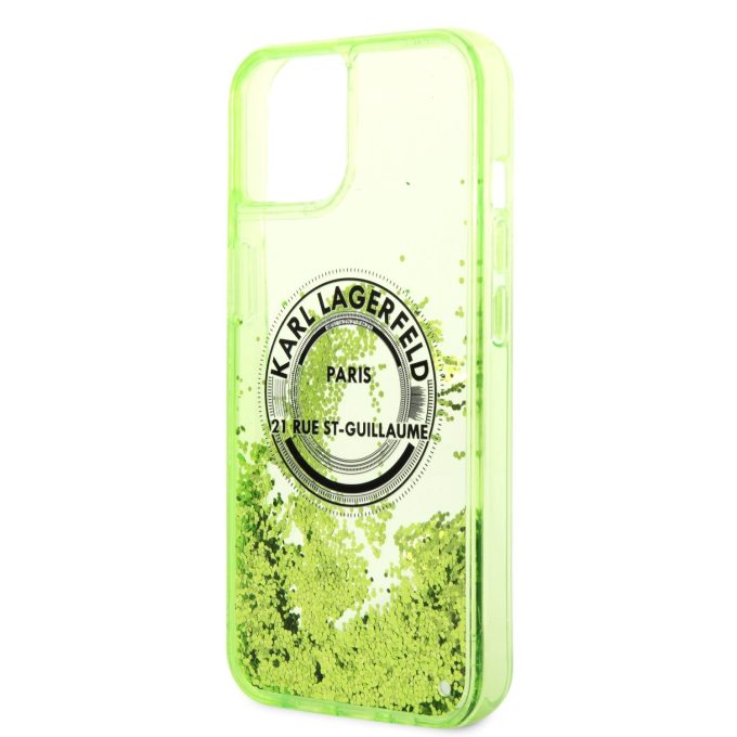 iPhone 14/13 salotinė water KARL LAGERFELD nugarėlė KLHCP14SLCRSGRN