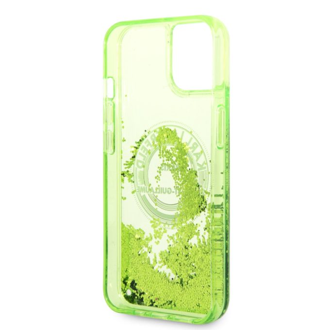 iPhone 14/13 salotinė water KARL LAGERFELD nugarėlė KLHCP14SLCRSGRN