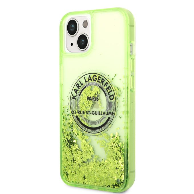 iPhone 14/13 salotinė water KARL LAGERFELD nugarėlė KLHCP14SLCRSGRN