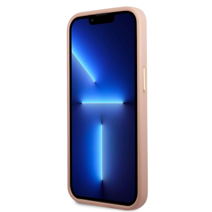 iPhone 14/13 šv. rožinė Magsafe GUESS nugarėlė GUHMP14SSAPSTP