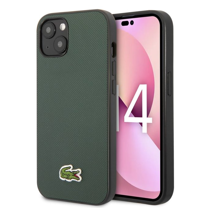 iPhone 14 / 13 dark green LACOSTE nugarėlė LCHCP14SPVCE