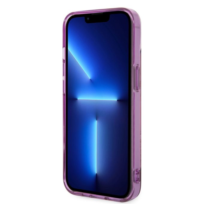 iPhone 14/13 violetinė GUESS nugarėlė GUHCP14SHGJGHP