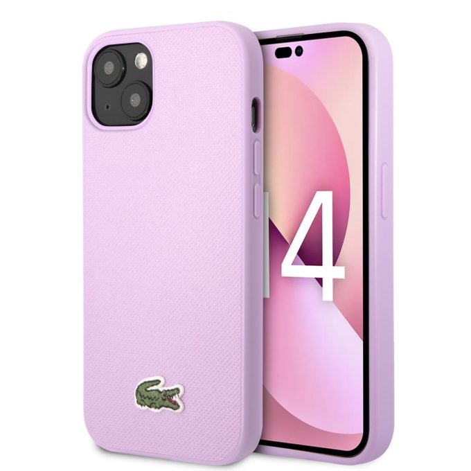 iPhone 14 / 13 violetinė LACOSTE nugarėlė LCHCP14SPVCA