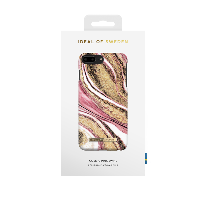 iPhone 6+/7+/8+ iDeal Of Sweden nugarėlė Cosmic Pink Swirl