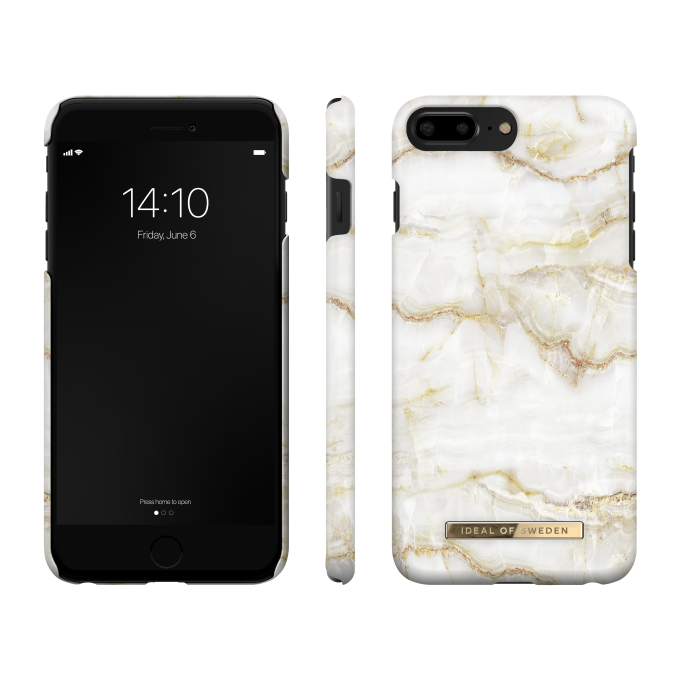 iPhone 6+/7+/8+ iDeal Of Sweden nugarėlė Golden Pearl Marble
