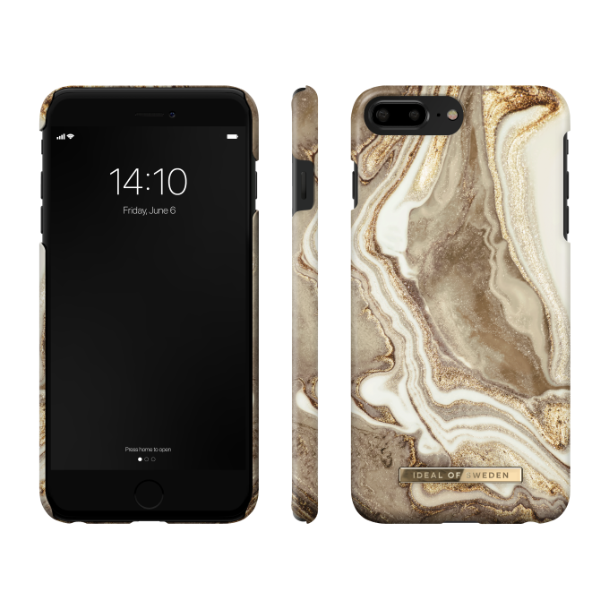 iPhone 6+/7+/8+ iDeal Of Sweden nugarėlė Golden Sand Marble