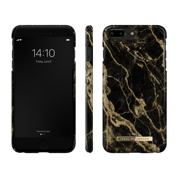iPhone 6+/7+/8+ iDeal Of Sweden nugarėlė Golden Smoke Marble