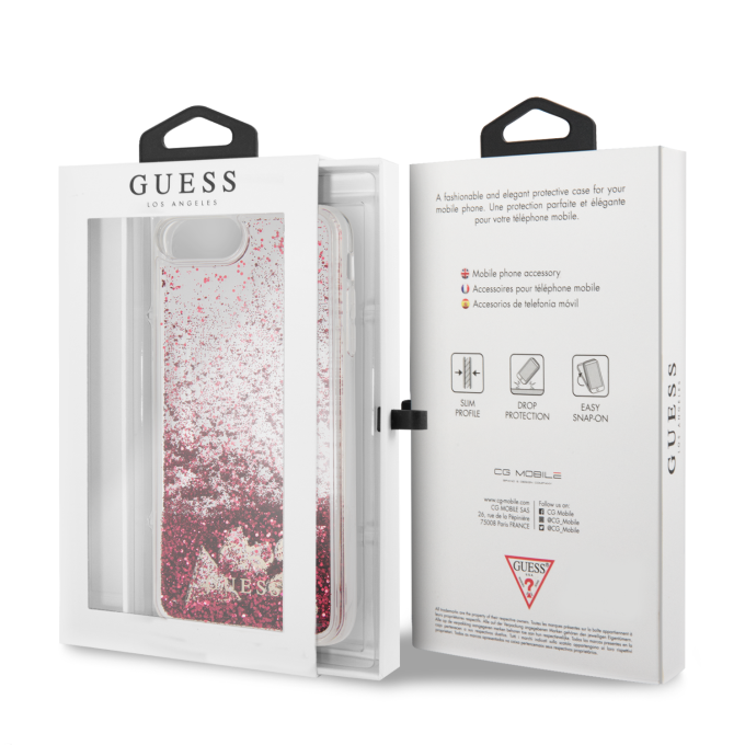 iPhone 6+/7+/8+ raudona GUESS nugarėlė GUHCI8LGLHFLRA