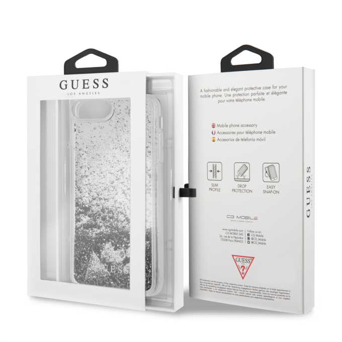 iPhone 6+/7+/8+ silver GUESS nugarėlė GUHCI8LGLHFLSI