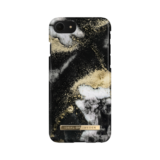 iPhone 6/7/8/SE 2020/SE 2022 iDeal Of Sweden nugarėlė Black Galaxy Marble