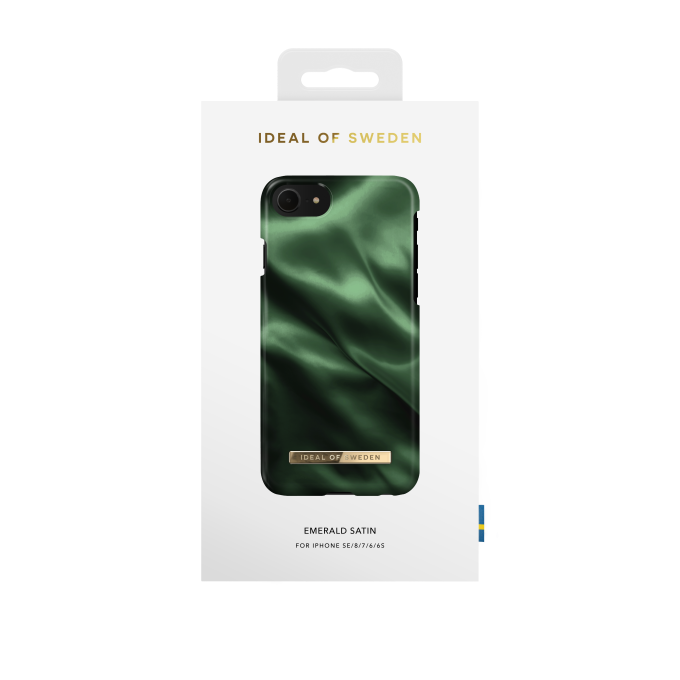 iPhone 6/7/8/SE 2020/SE 2022 iDeal Of Sweden nugarėlė Emerald Satin