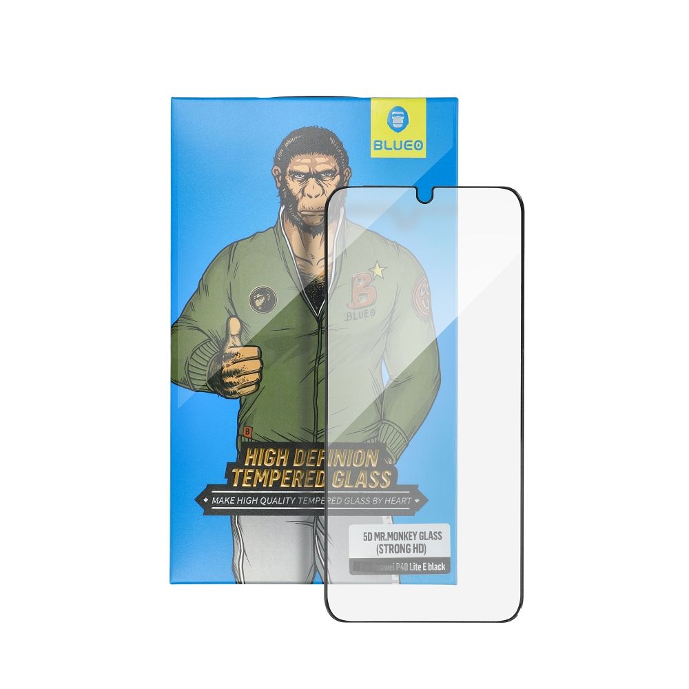 iPhone 7/8/SE 2020/SE 2022 black pilnas Mr. Monkey 5D stiklas - Image 7