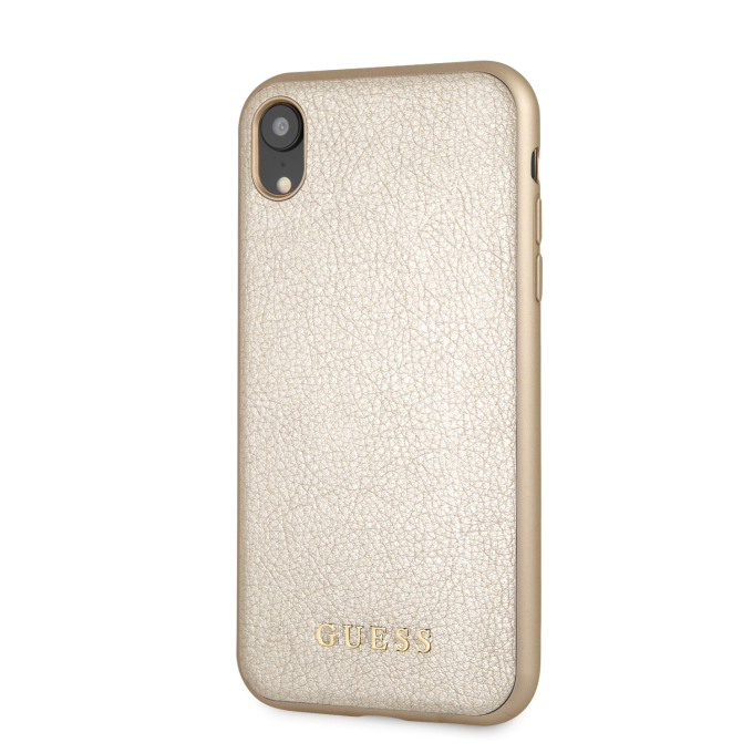 iPhone XR aukso spalvos GUESS nugarėlė GUHCI61IGLGO