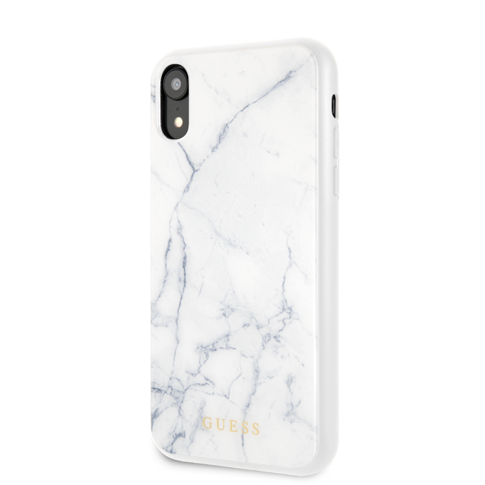 iPhone XR balta GUESS nugarėlė GUHCI61HYMAWH