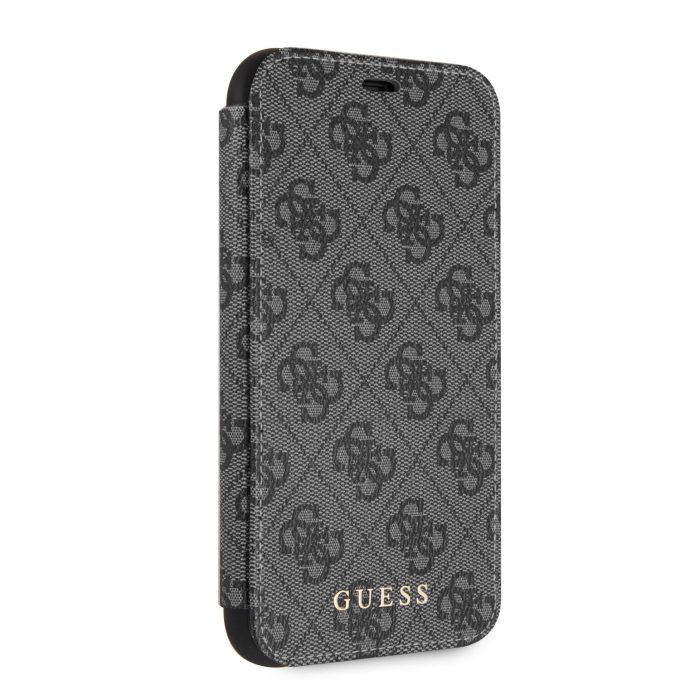iPhone XR pilkas GUESS dėklas GUFLBKI614GG