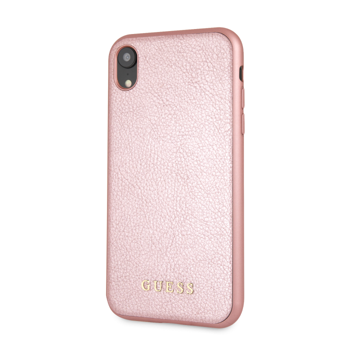 iPhone XR rausva GUESS nugarėlė GUHCI61IGLRG