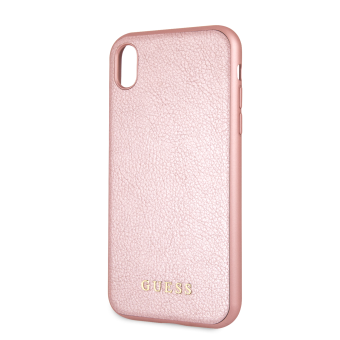 iPhone XR rausva GUESS nugarėlė GUHCI61IGLRG