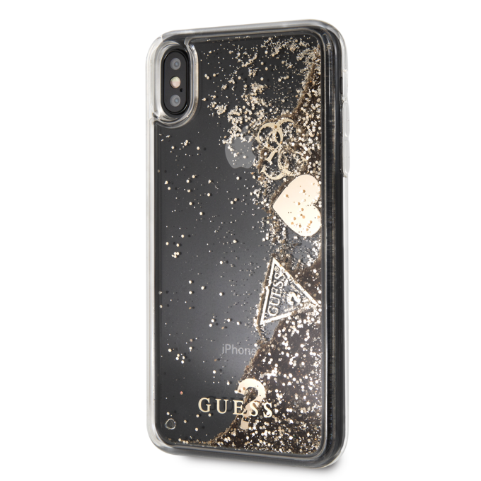 iPhone XS MAX aukso spalvos GUESS nugarėlė GUHCI65GLHFLGO