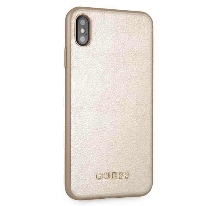 iPhone XS MAX aukso spalvos GUESS nugarėlė GUHCI65IGLGO