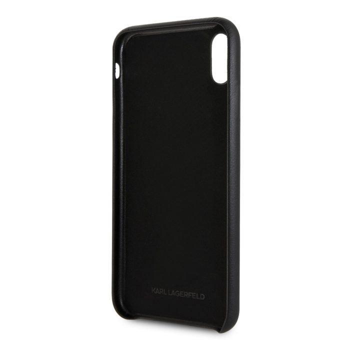 iPhone XS MAX juoda KARL LAGERFELD nugarėlė KLHCI65HA2BK