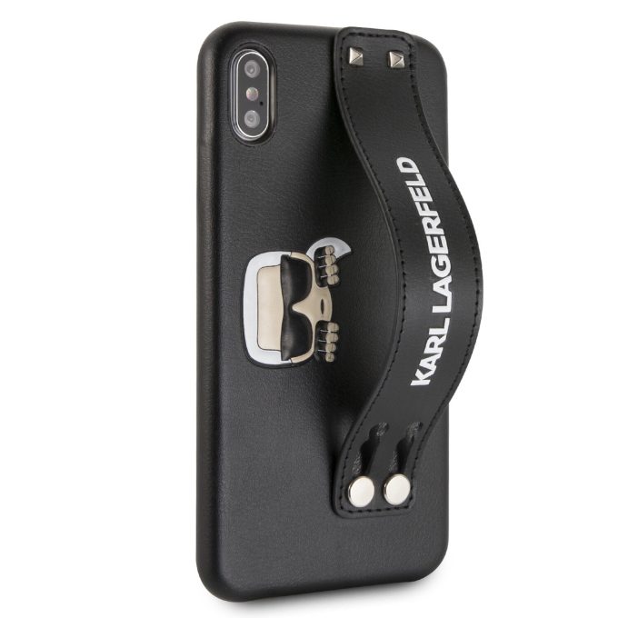 iPhone XS MAX juoda KARL LAGERFELD nugarėlė KLHCI65HA2BK