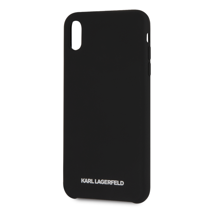 iPhone XS MAX juoda KARL LAGERFELD nugarėlė KLHCI65SLBKS